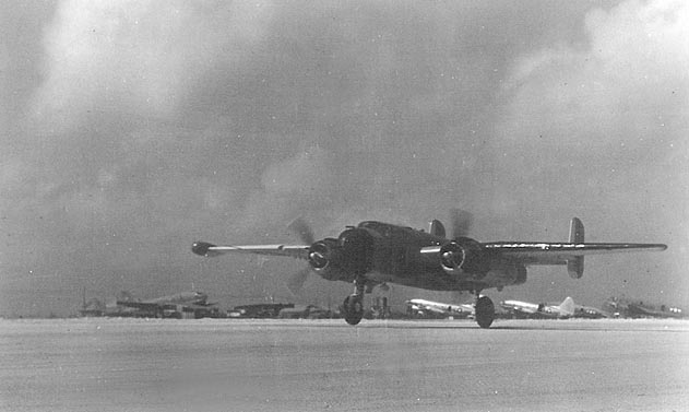 PBJ Departing Kwajalein