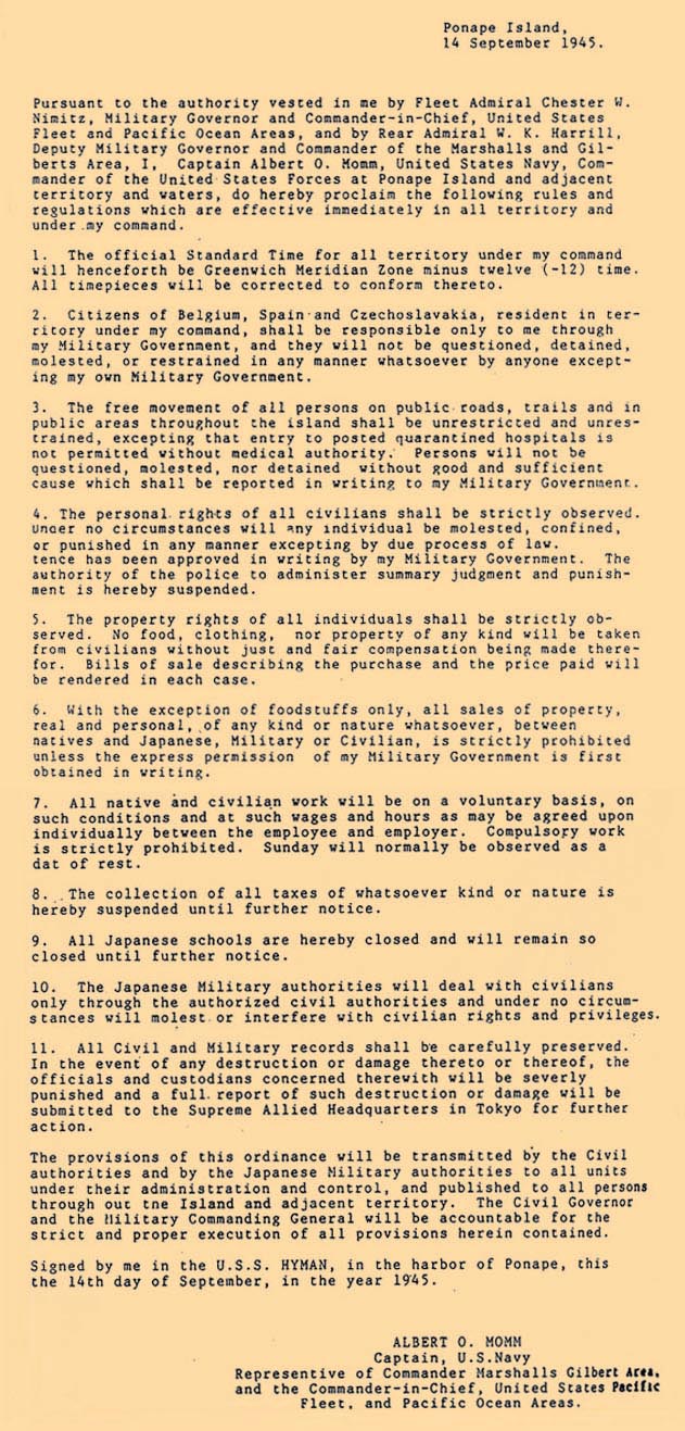 Articles of Occupation