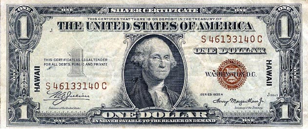 Hawaiian Territory Currency